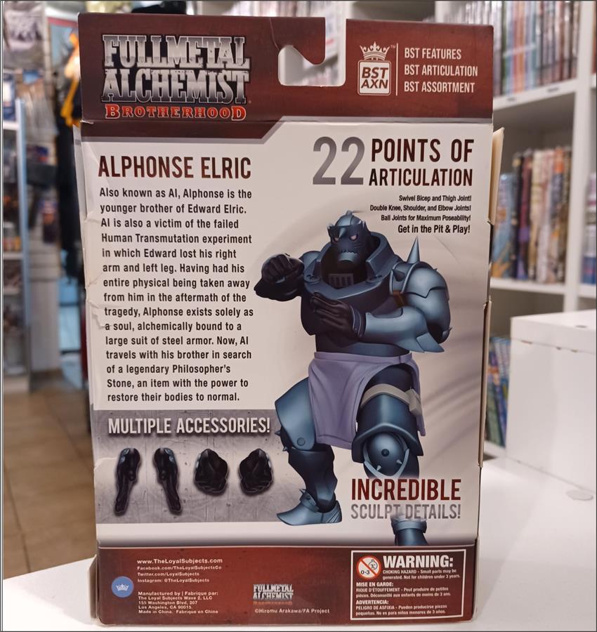 FULL METAL ALCHEMIST ALPHONSE ELRIC THE LOYAL SUBJECTS 5"