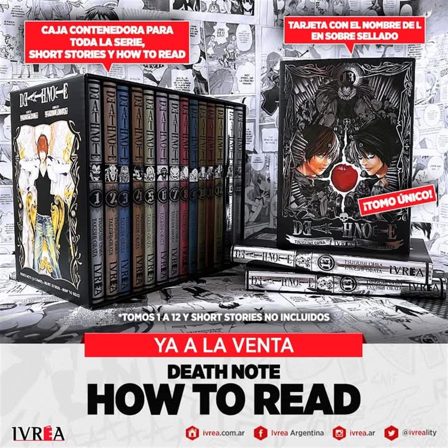 DEATH NOTE 13 HOW TO READ + CAJA CONTENEDORA + DATABOOK