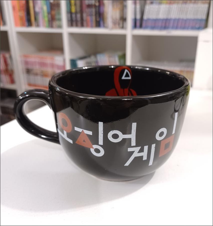 TAZON TAZA JUEGO DEL CALAMAR (7,5CM ALTO X 11,5CM DIAMETRO) CERAMICA