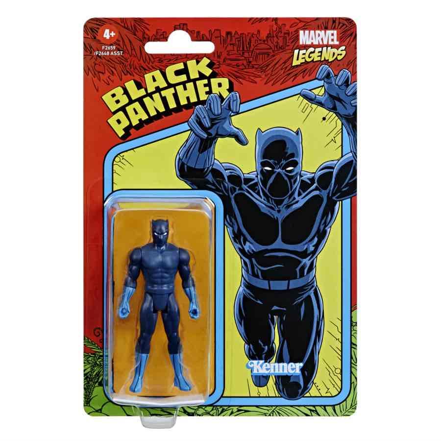 MARVEL LEGENDS RETRO BLACK PANTHER KENNER HASBRO 3,75"